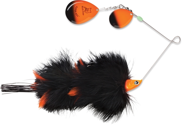 Picture of Blue Fox Super Bou Spinnerbait, 8-1/4", 2 Oz, Black Orange