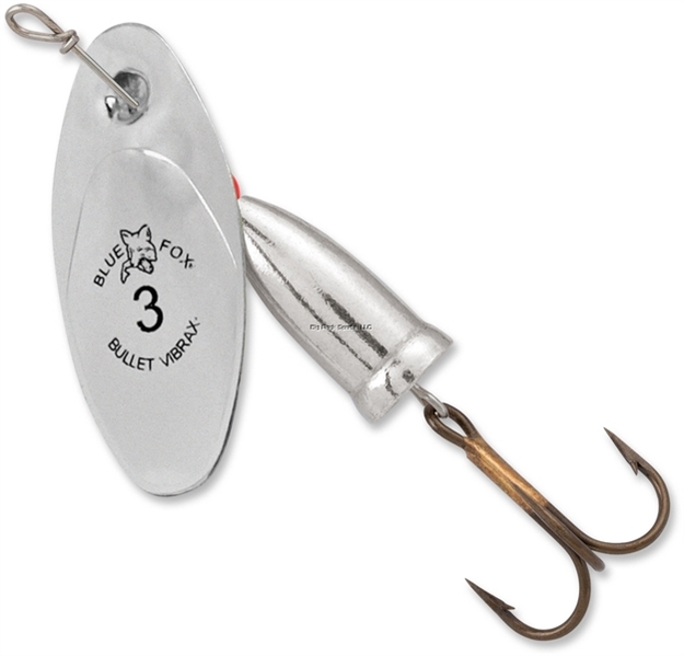 Picture of Blue Fox Vibrax Bullet Spinner, 1/4 Oz, Silver