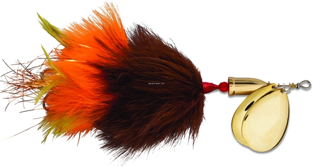 Picture of Blue Fox Vibrax Super Bou Spinner, 7 3/4", 1 3/8 Oz, Brown Orange