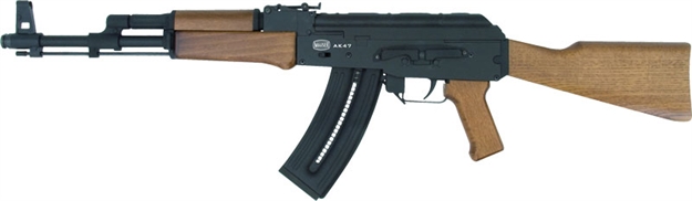 Picture of Blue Line Global Mauser Ak47 .22Lr 17.72" 24-Sh Wood/Black