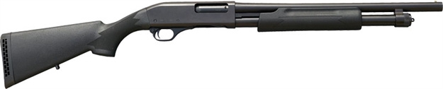 Picture of Blue Line Global Pump Shotgun 12 Ga. 18.5" Black Synthetic