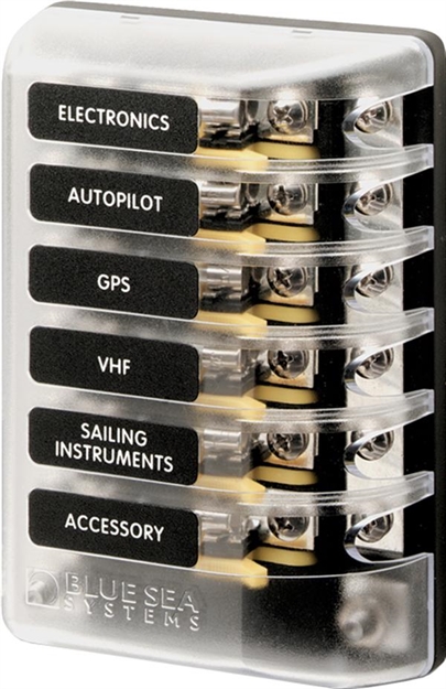 Picture of Blue Sea Systems Fuse Block 6 Circuit