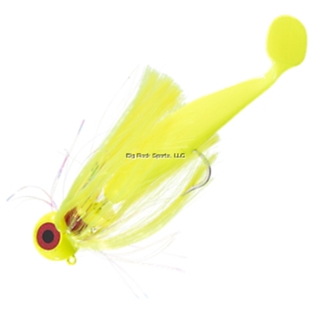 Picture of Blue Water Candy 24Oz. Chartreuse Cannonball Mojo Loaded With 9" Chartreuse Shad