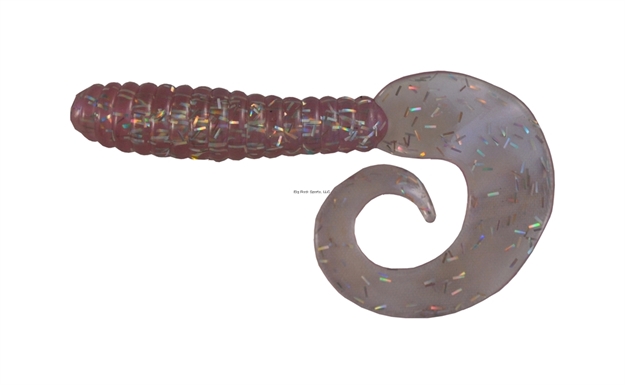 Picture of Blue Water Candy 4" Swirl Tail Grub 12 Pack Opening Night