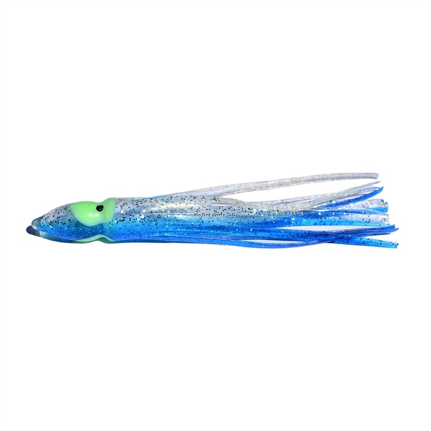 Picture of Blue Water Candy 4.5" Squid 5Pk. Blue/Silver