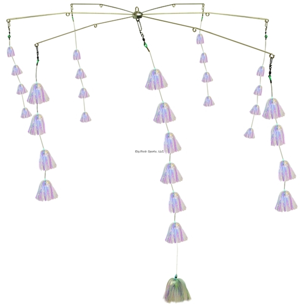 Picture of Blue Water Candy 6-Arm Sail-Abration Dredge, Light Blue