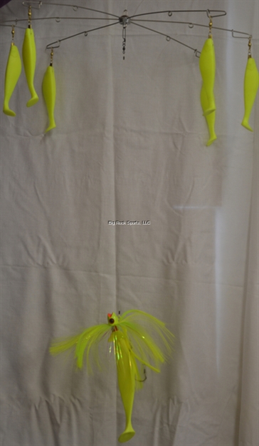 Picture of Blue Water Candy 6-Arm Umbrella Parachute, 4 Oz, Chartreuse