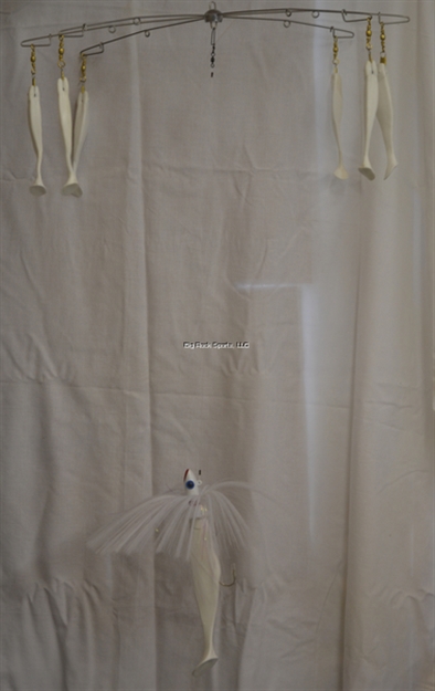 Picture of Blue Water Candy 6-Arm Umbrella Parachute, 4 Oz, White