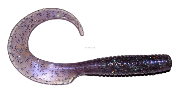 Picture of Blue Water Candy 8" Swirl Tail Grub 4Pk. Opening Night