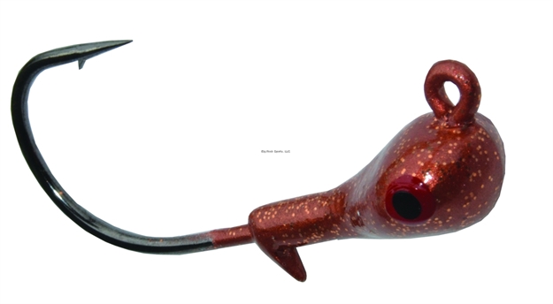 Picture of Blue Water Candy After Shock Jighead, 3/8 Oz, New Penny, 4/Pack