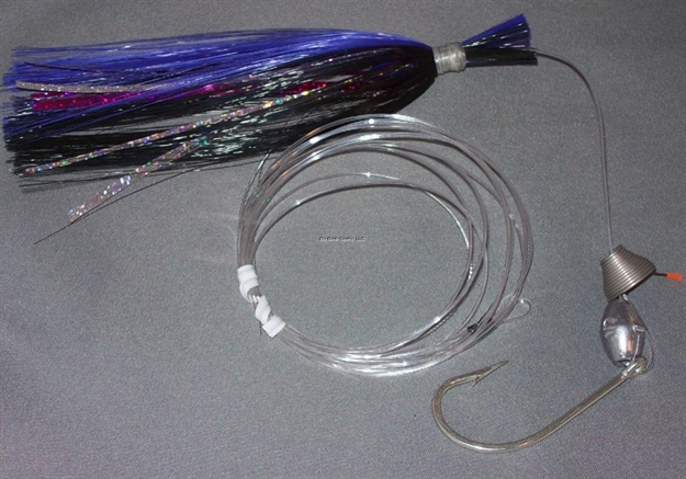 Picture of Blue Water Candy Ballyhoo Rig, 1/2 Oz, Purple/Black