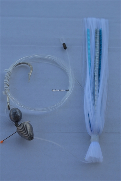 Picture of Blue Water Candy Ballyhoo Rig, 1/2 Oz, White/Aqua