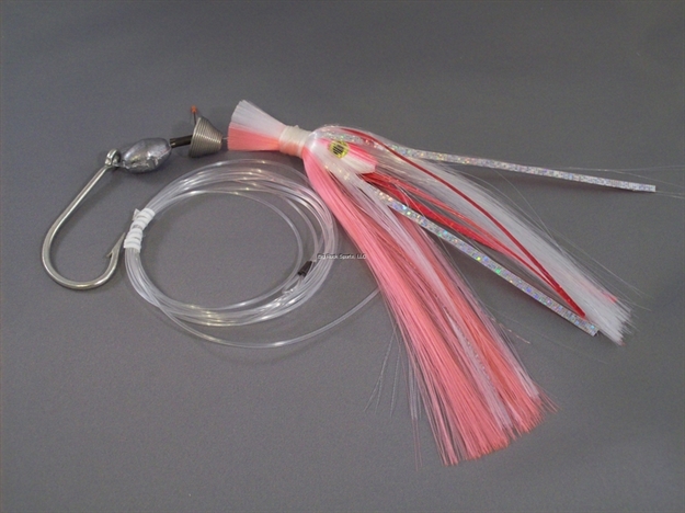 Picture of Blue Water Candy Ballyhoo Rig, 1 Oz, Pink/White