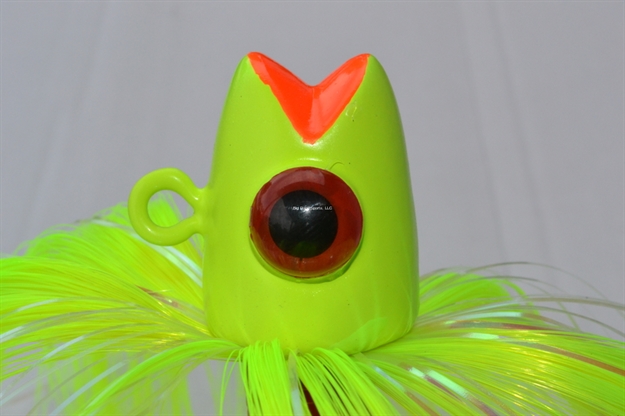 Picture of Blue Water Candy Chomper Parachute Lure, 7 Oz, Chartreuse Skirt/Chartreuse Head