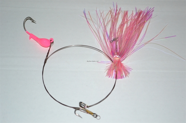 Picture of Blue Water Candy Dead Bait Rig Skirted 1/2Oz Pink
