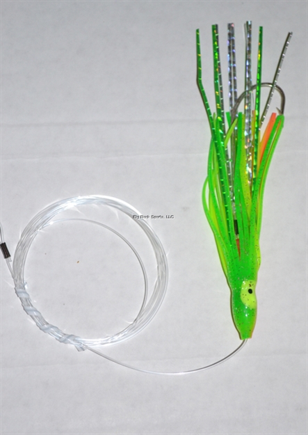 Picture of Blue Water Candy Dolphin Weenie, 4 1/2", 1/2 Oz, Green/Chartreuse