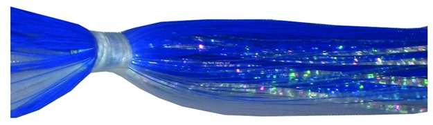 Picture of Blue Water Candy Hair And Mylar Skirt, 1/4 Oz, Blue/White