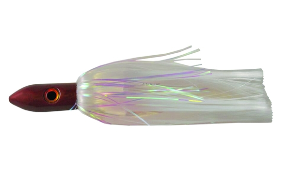 Picture of Blue Water Candy Jag, 9", 8 Oz, Crystal Skirt/Candy Apple Red Head