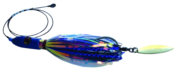 Picture of Blue Water Candy Jag-A-Hoo Fishing Rig, 8 Oz, Blue/Black/Mirage - Cable