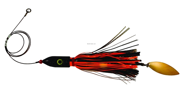 Picture of Blue Water Candy Jag-A-Hoo Fishing Rig, 8 Oz, Orange/Black