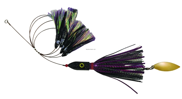 Picture of Blue Water Candy Jag-A-Hoo Fishing Rig, 8 Oz, Purple/Black 58202