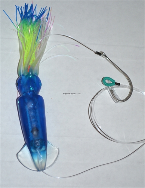 Picture of Blue Water Candy Mahi Mauler Fishing Rig, 7", 6 Oz, Blue