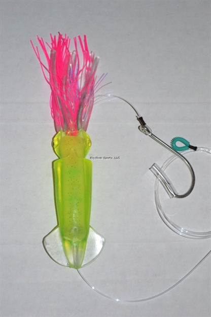 Picture of Blue Water Candy Mahi Mauler Fishing Rig, 7", 6 Oz, Chartreuse