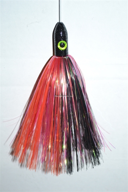 Picture of Blue Water Candy Mini Jag, 6", 5/8 Oz, Red/Black Skirt/Black Head