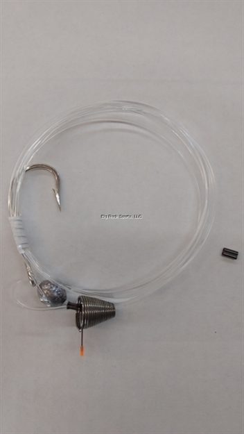 Picture of Blue Water Candy Naked Ballyhoo Rig, 7/0 Hook, Includes Extra Sleeve