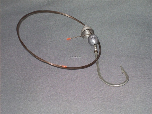 Picture of Blue Water Candy Naked Ballyhoo Rig, 7/0 Hook, Includes Extra Sleeve 00170