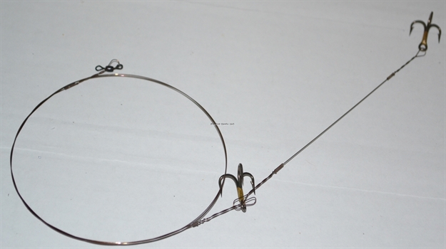 Picture of Blue Water Candy Naked King Rig Dbl #6Treble #5Wire