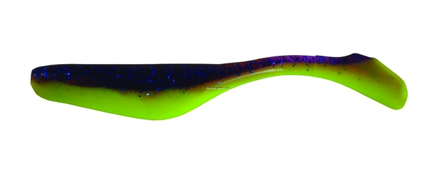 Picture of Blue Water Candy Paddle Tail, 4", Lsu, 8/Pack