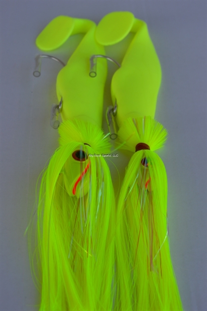 Picture of Blue Water Candy Parachute Rig, 9", 6 Oz/3 Oz, Chartreuse Shad