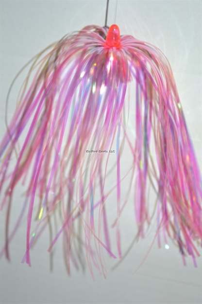 Picture of Blue Water Candy Ribbon Fish/Dredge Skirt, 6 1/2", Pink