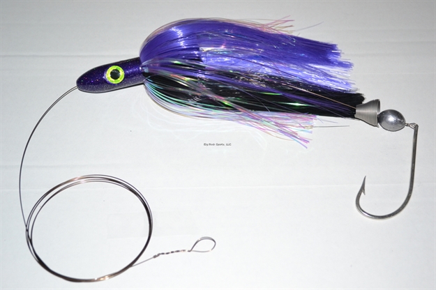 Picture of Blue Water Candy Rigged Jag, Purple/Black