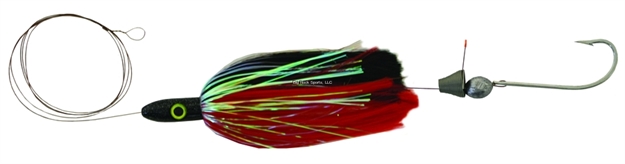 Picture of Blue Water Candy Rigged Jag, Red/Black