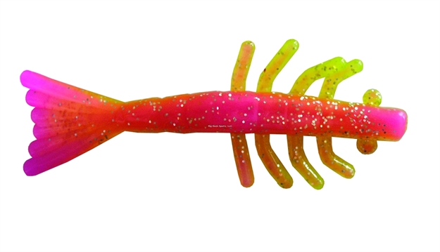 Picture of Blue Water Candy Shrimp, 4", Electric Chicken, 8/Pack
