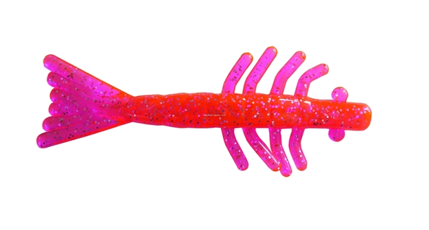 Picture of Blue Water Candy Shrimp, 4", Pink Glitter, 8/Pack