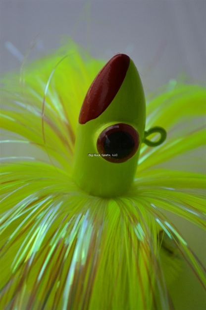 Picture of Blue Water Candy Spire Parachute Lure, 8 Oz, Chartreuse Skirt/Chartreuse Head