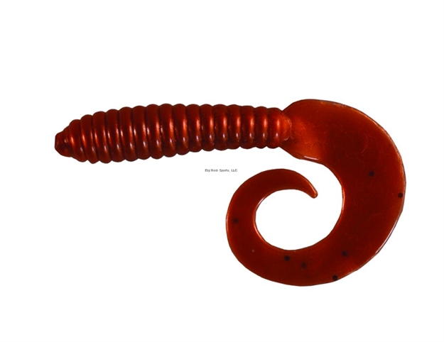 Picture of Blue Water Candy Swirl Tail Lure, 4", New Penny, 12/Pack
