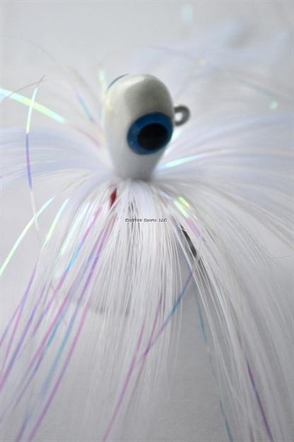 Picture of Blue Water Candy Tear Drop Parachute Lure, 2 Oz, White