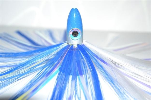 Picture of Blue Water Candy Tweener Jag, 8", 1 3/4 Oz, Blue/White