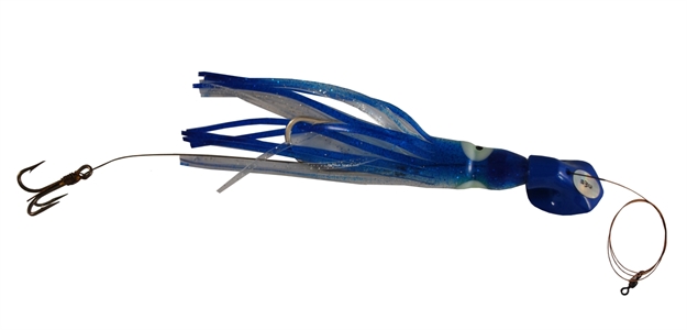 Picture of Blue Water Candy Wedgie Blue/Silver Squid ON Blue Head