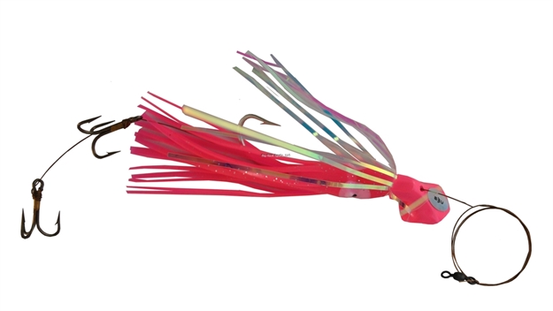 Picture of Blue Water Candy Wedgie Supreme Pink Squid & Mylar ON Pink Head