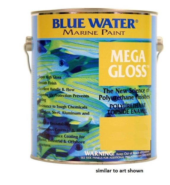 Picture of Blue Water Marine Paint Mega Gloss Gray Primer QT