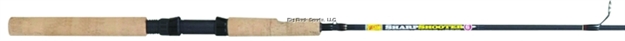 Picture of B & M Sharpshooter Six Spin Rod, 6', 1 Pc, Med, 4 LB - 8 LB Line, 5 Guides + Tip SSD60 046392195603