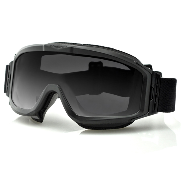 Picture of Bobster Alpha Ballistics Goggles Z87-Black Frame-2 Lenses