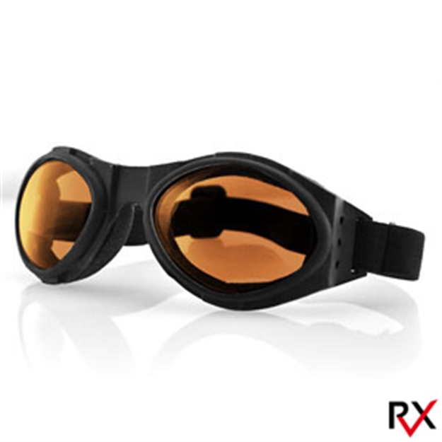 Picture of Bobster Bugeye Goggle Blk Frame Amber Lens