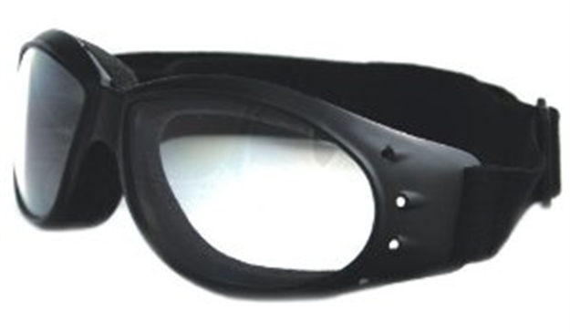 Picture of Bobster Cruiser Goggles Black Frame Antifog Clear Lens
