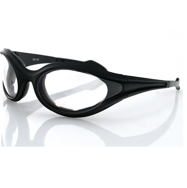 Picture of Bobster Foamerz Sunglass, Black Frame, Anti-Fog Clear Lens